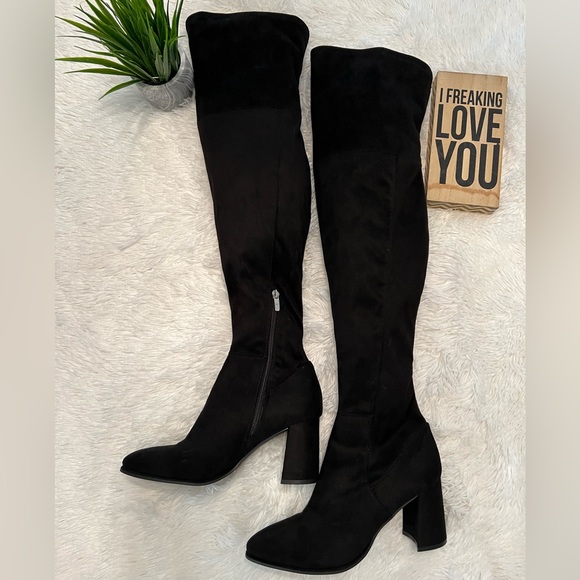 Marc Fisher Shoes - 🎉HP🎉 Marc Fisher Mayko Over-The-Knee Suede Boots